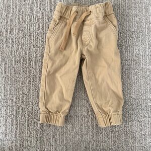 Little Bipsy Tan Jogger Pants 3-6 months